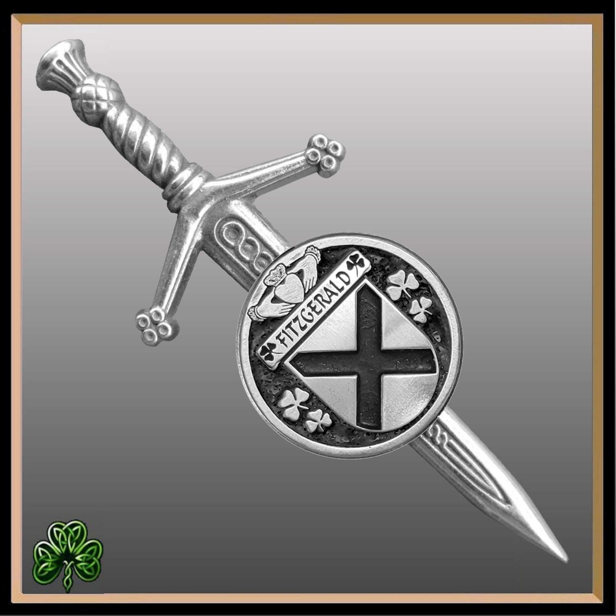 FitzGerald Irish Small Disk Kilt Pin ~ ISKP01