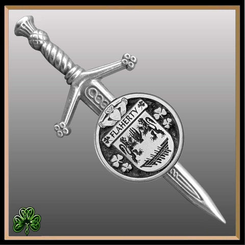 Flaterty Irish Small Disk Kilt Pin ~ ISKP01