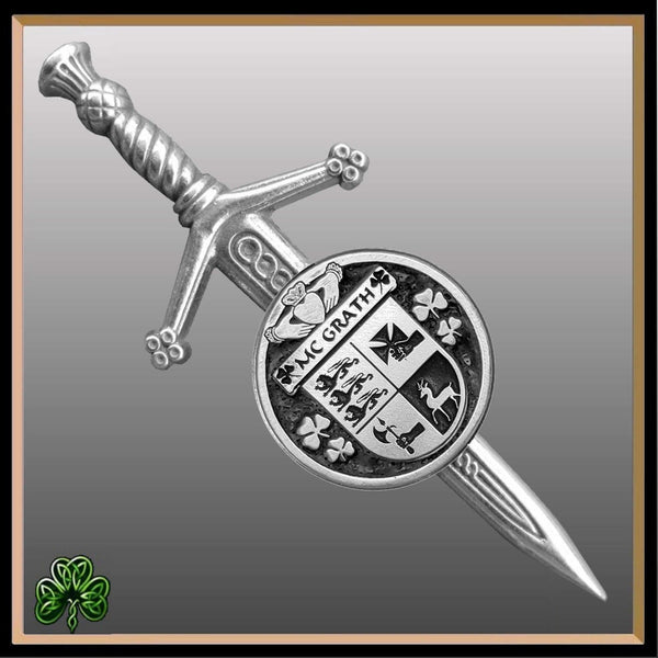 McGrath Irish Small Disk Kilt Pin ~ ISKP01