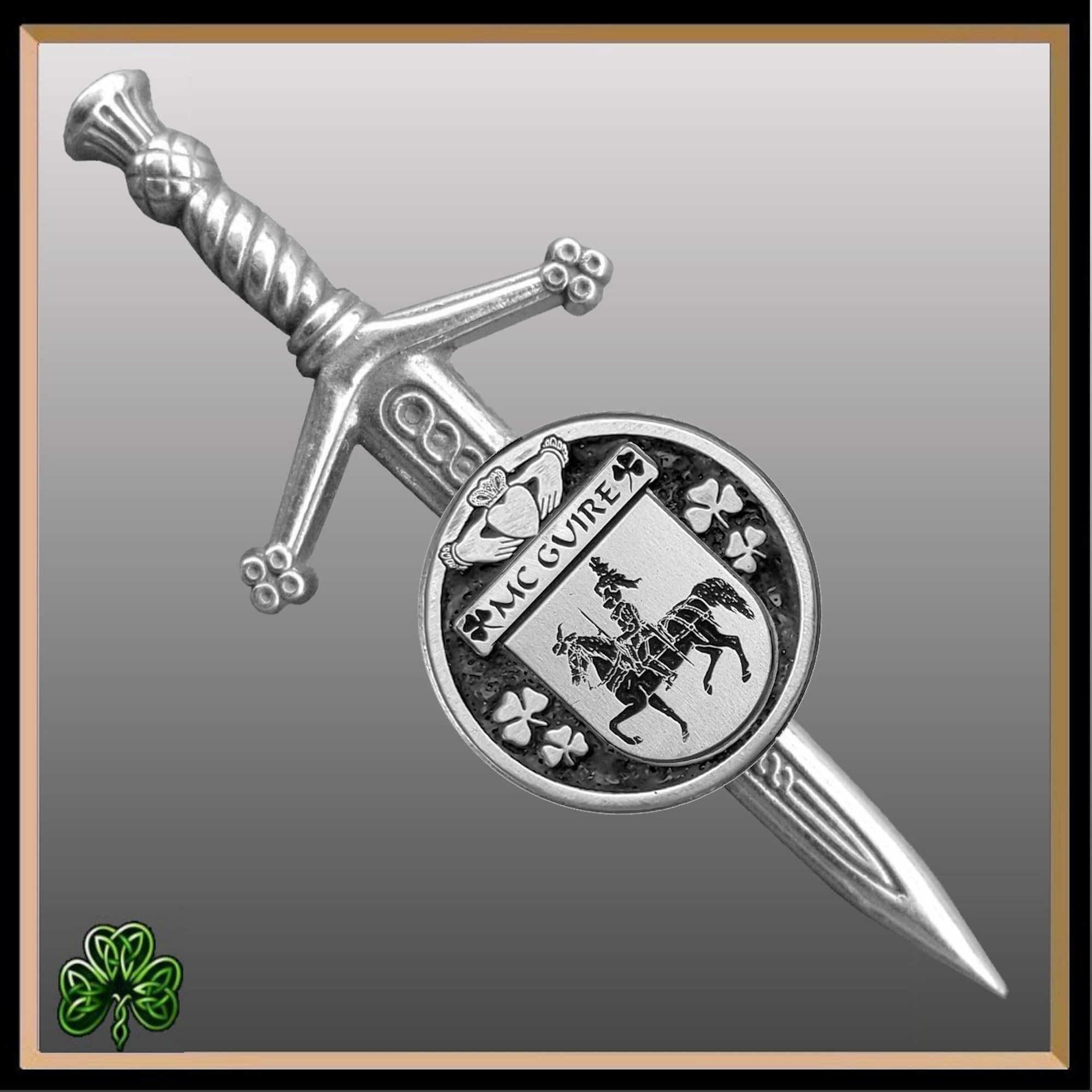 McGuire Irish Small Disk Kilt Pin ~ ISKP01