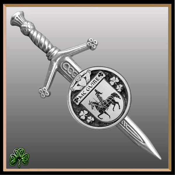 McGuire Irish Small Disk Kilt Pin ~ ISKP01