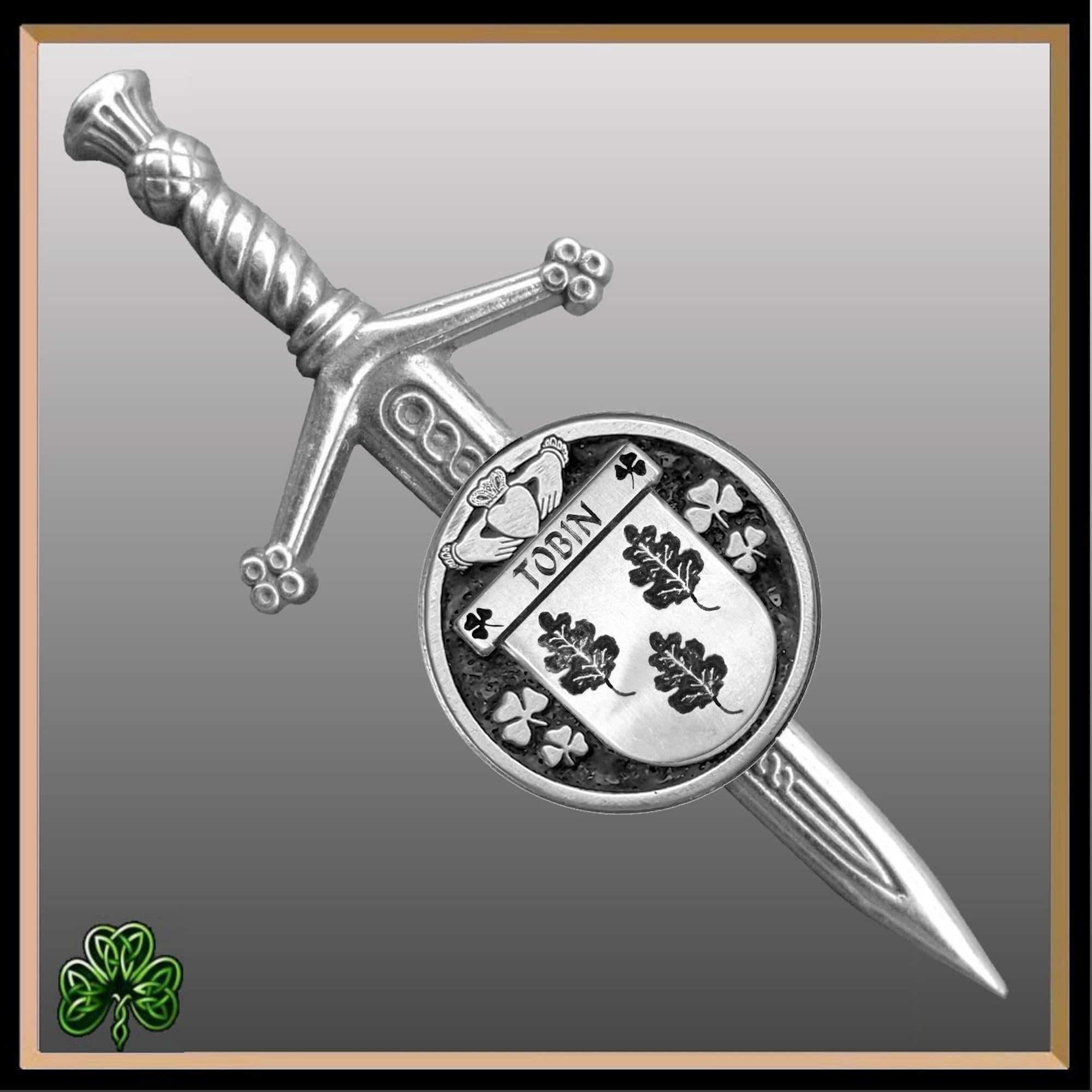 Tobin Irish Small Disk Kilt Pin ~ ISKP01