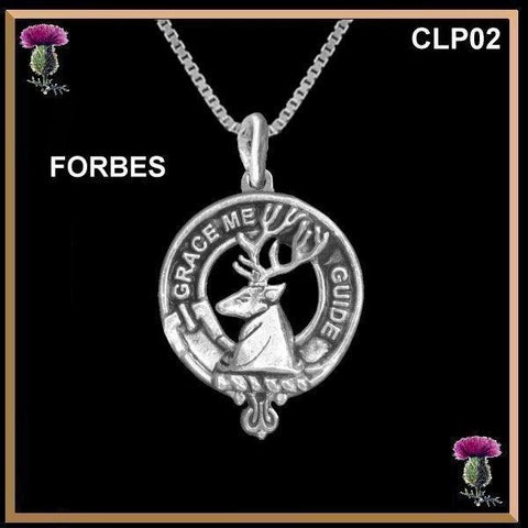 Forbes  Clan Crest Scottish Pendant CLP02