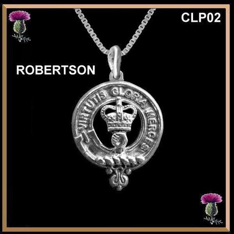 Robertson  Clan Crest Scottish Pendant CLP02