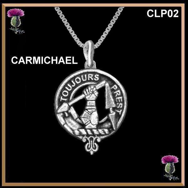 Carmichael  Clan Crest Scottish Pendant CLP02