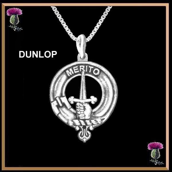 Dunlop Clan Crest Scottish Pendant  CLP02