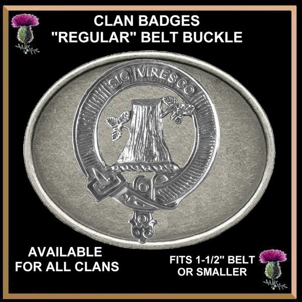 Christie Clan Crest Regular Buckle