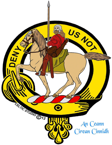 Thompson Scottish Clan Embroidered Crest