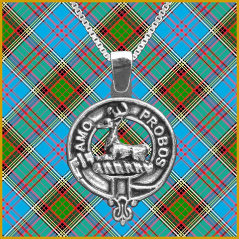 Blair Large 1" Scottish Clan Crest Pendant - Sterling Silver