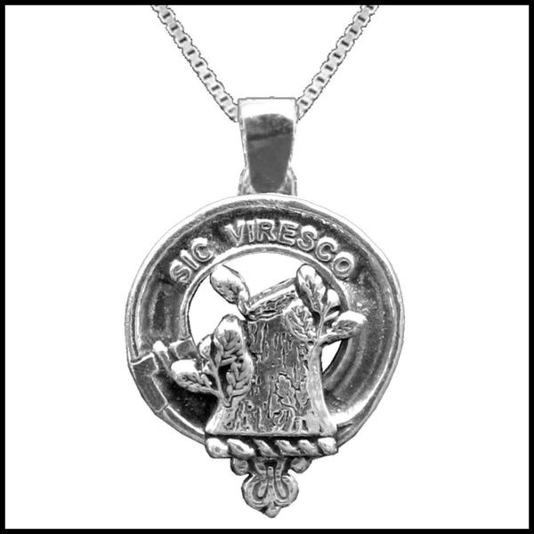 Christie Large 1" Scottish Clan Crest Pendant - Sterling Silver