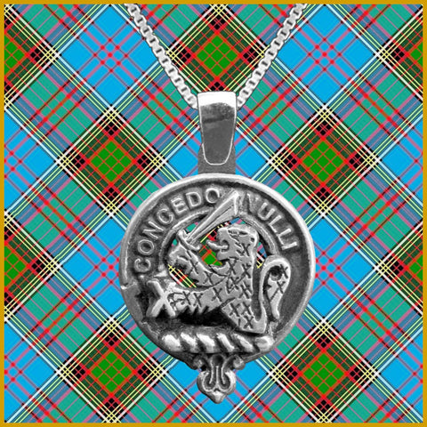 Little Large 1" Scottish Clan Crest Pendant - Sterling Silver