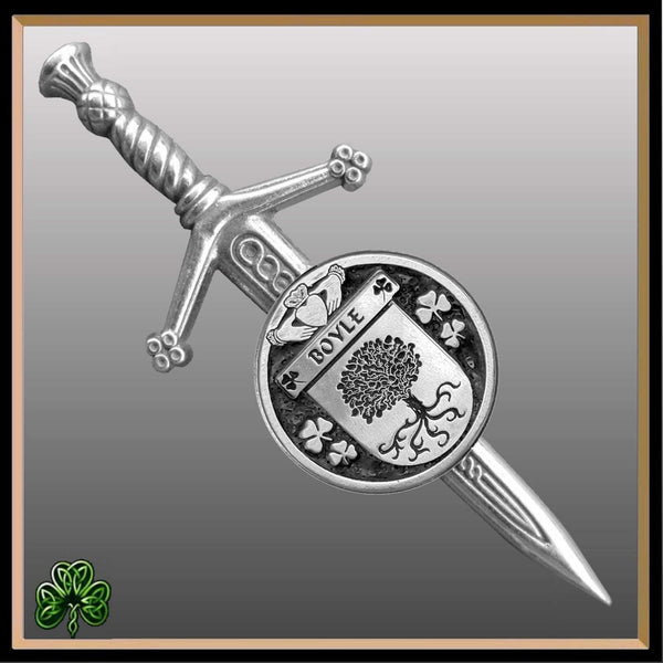 Boyle Irish Small Disk Kilt Pin ~ ISKP01