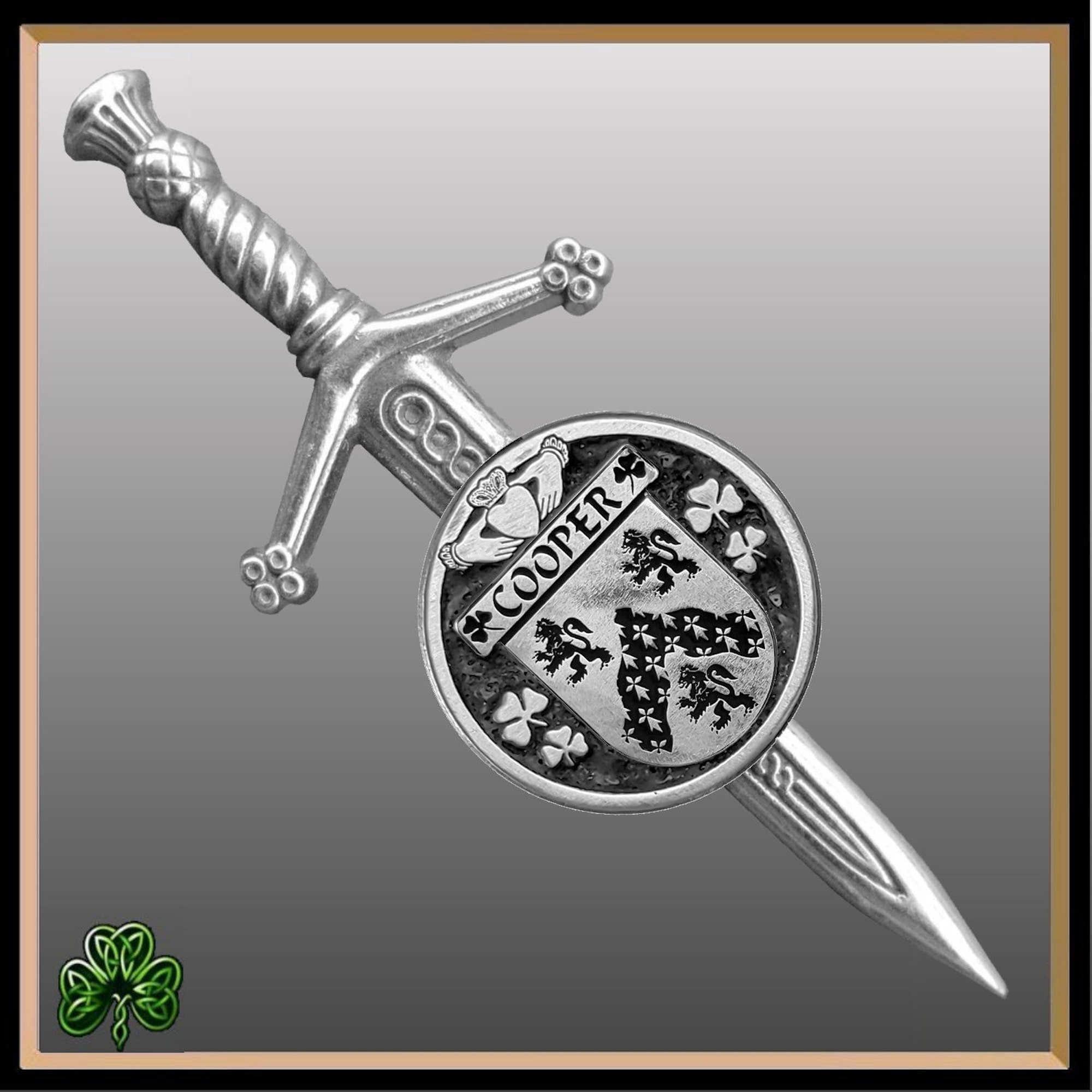 Cooper Irish Small Disk Kilt Pin ~ ISKP01