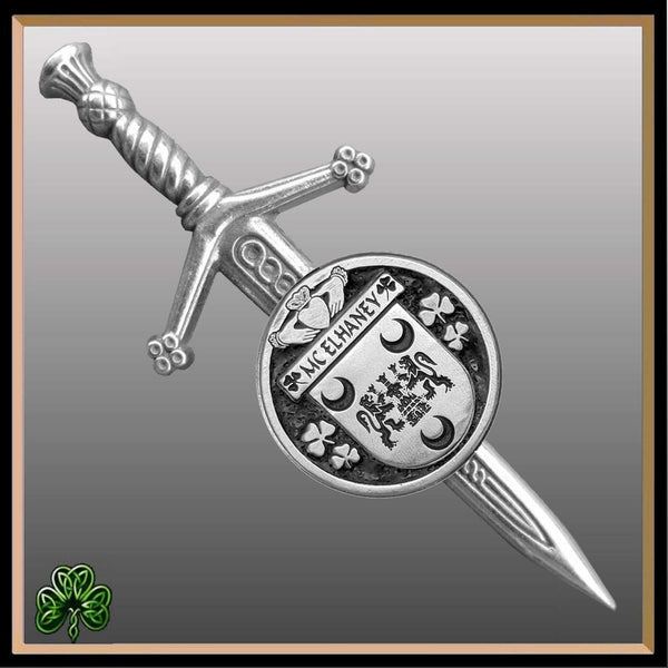 McElhaney Irish Small Disk Kilt Pin ~ ISKP01