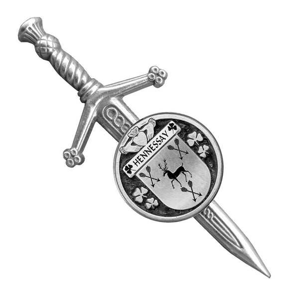 Hennessy Irish Small Disk Kilt Pin ~ ISKP01