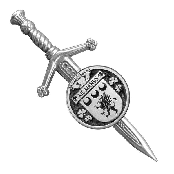 Manus Irish Small Disk Kilt Pin ~ ISKP01