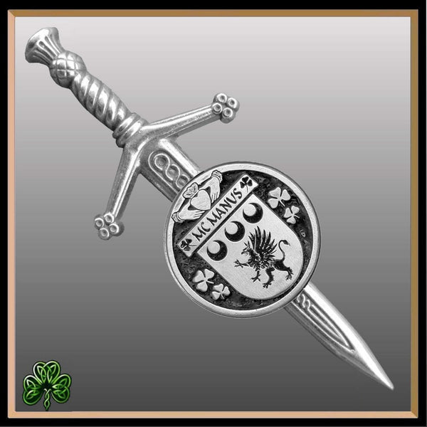 Manus Irish Small Disk Kilt Pin ~ ISKP01