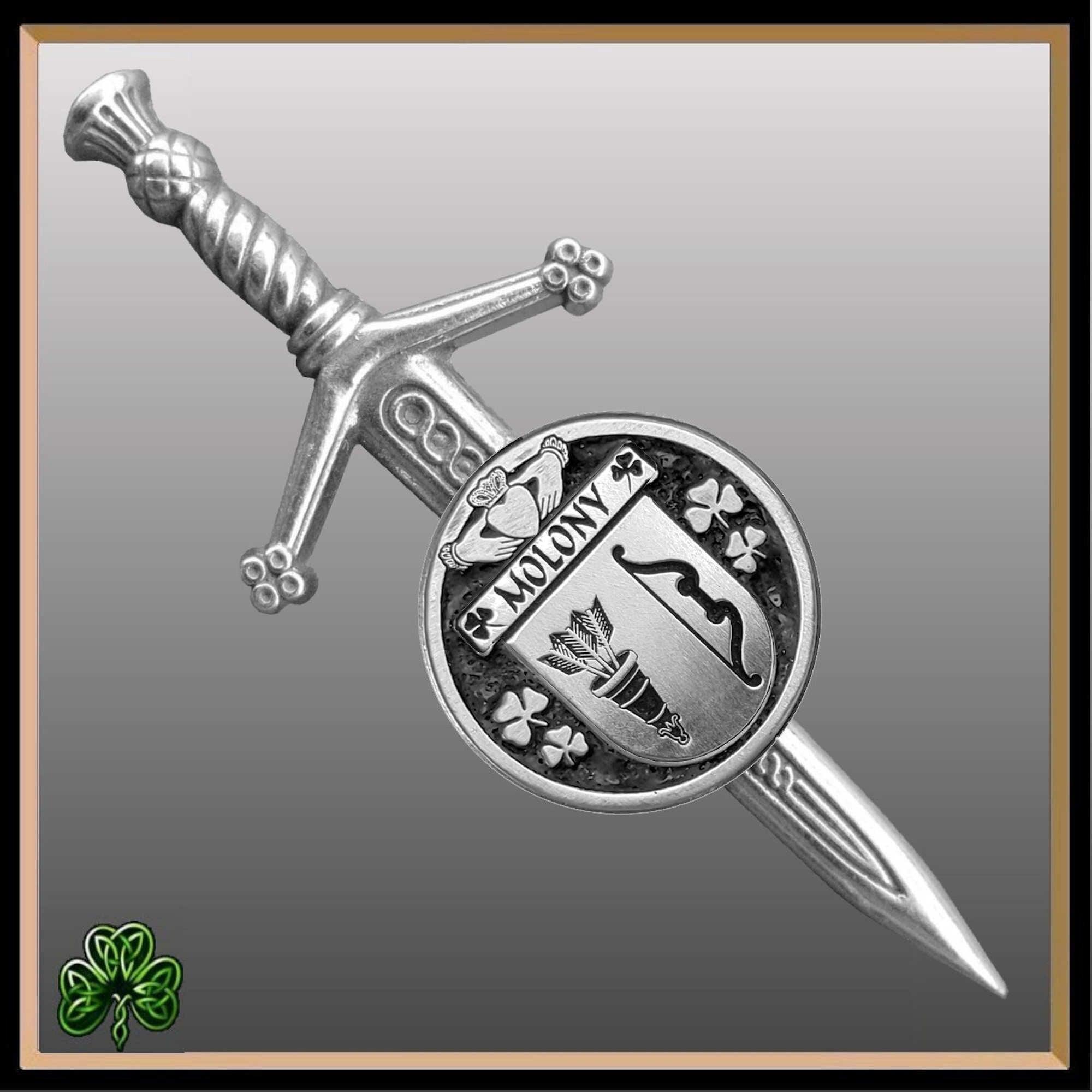 Molony Irish Small Disk Kilt Pin ~ ISKP01