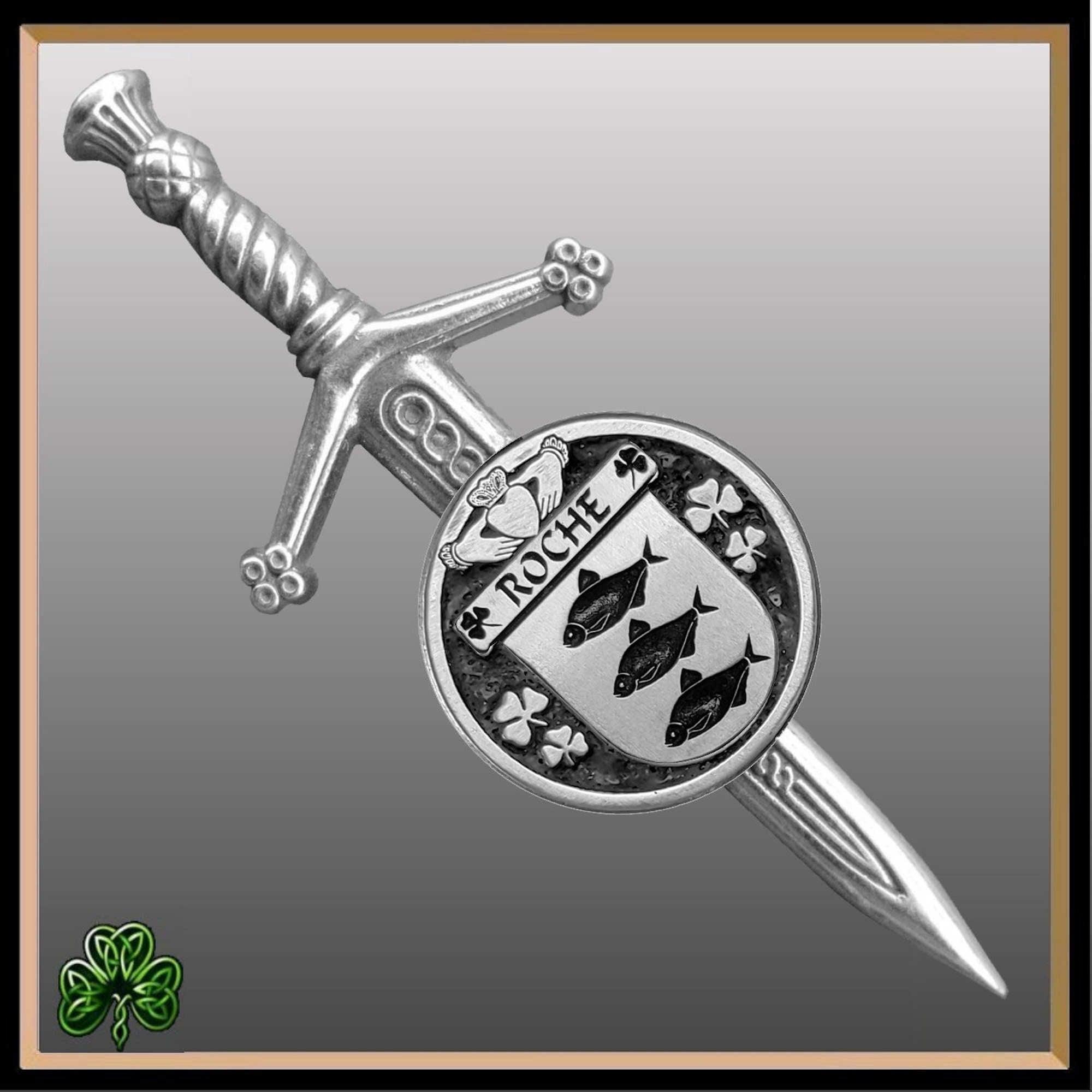 Roche Irish Small Disk Kilt Pin ~ ISKP01