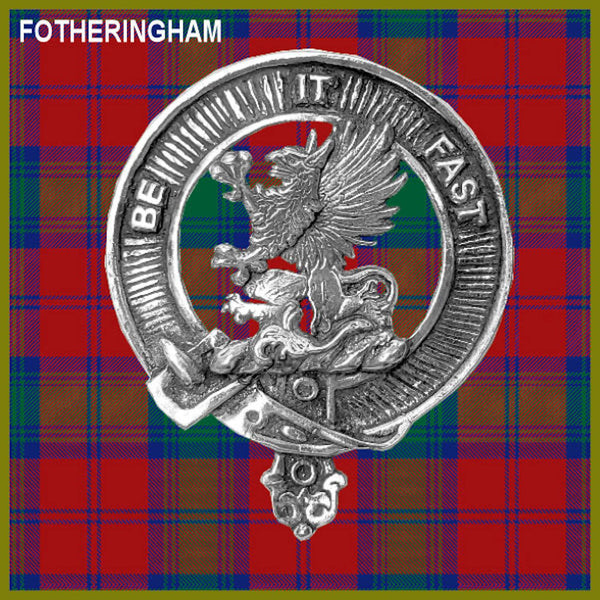 Fotheringham Clan Crest Interlace Kilt Belt Buckle