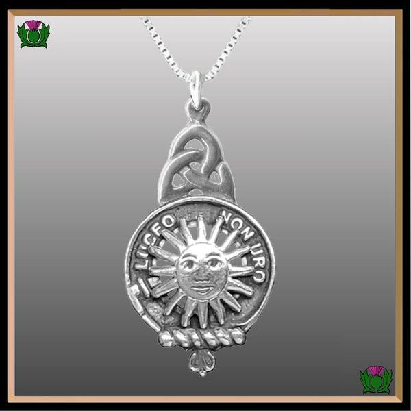 MacLeod (Raasay) Clan Crest Interlace Drop Pendant