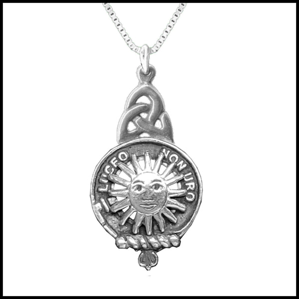 MacLeod (Raasay) Clan Crest Interlace Drop Pendant