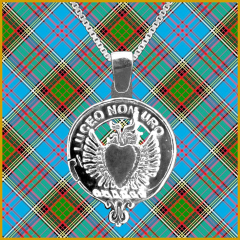 Smith Large 1" Scottish Clan Crest Pendant - Sterling Silver