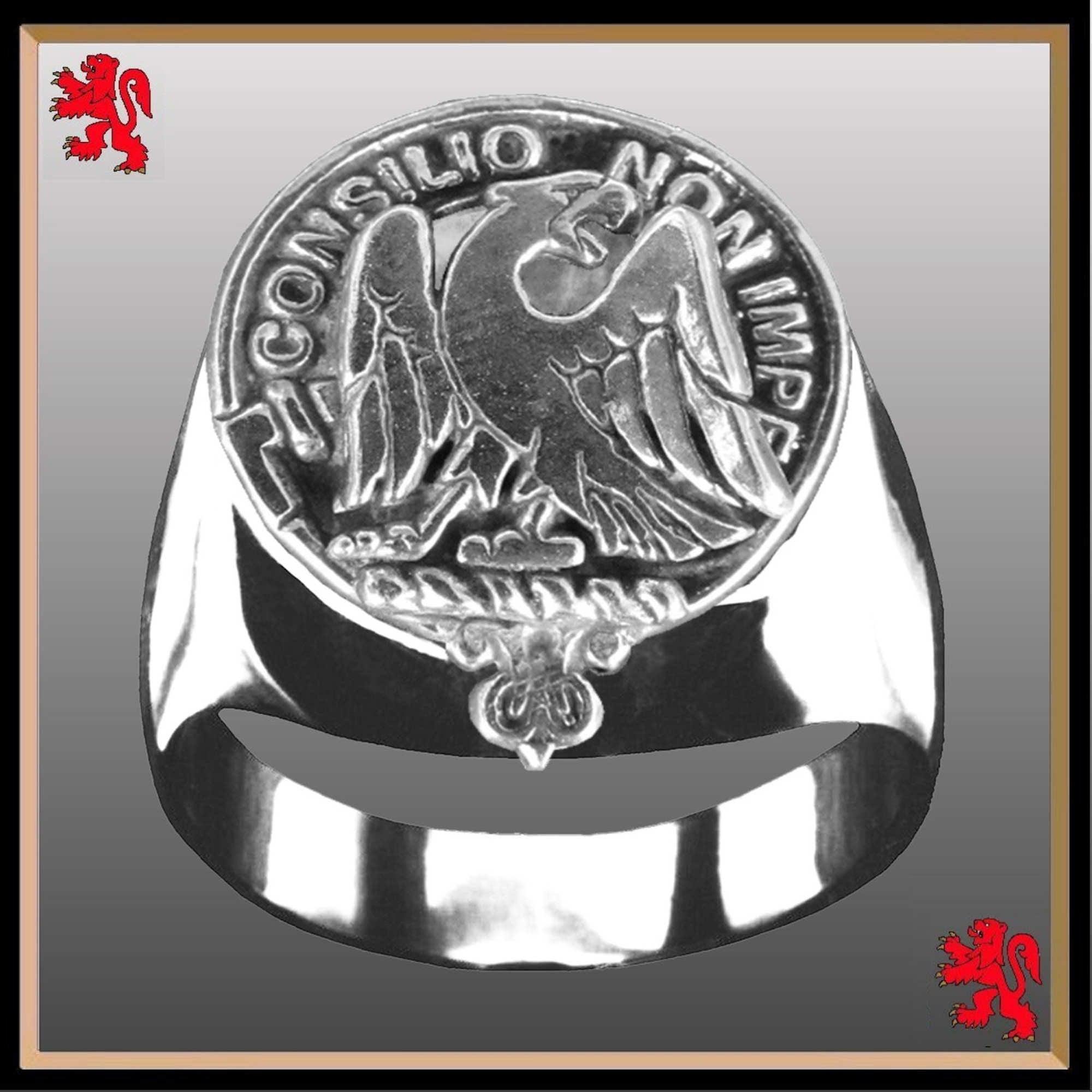 Agnew Scottish Clan Crest Ring GC100