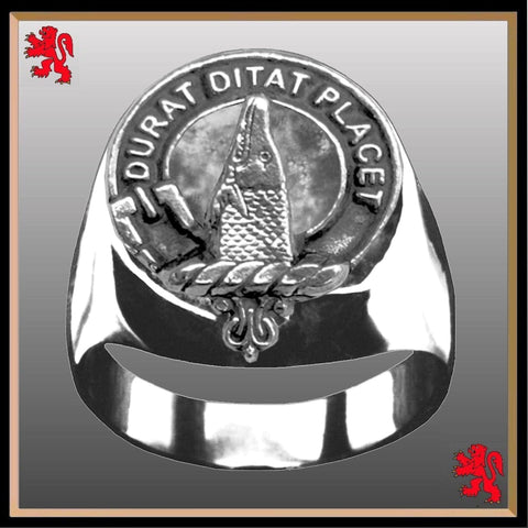Geddes Scottish Clan Crest Ring GC100