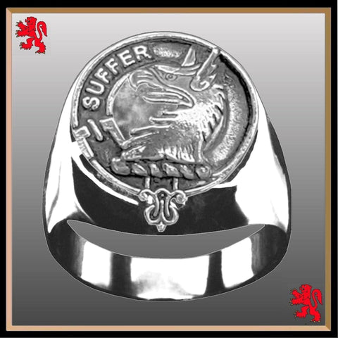 Haldane Scottish Clan Crest Ring GC100