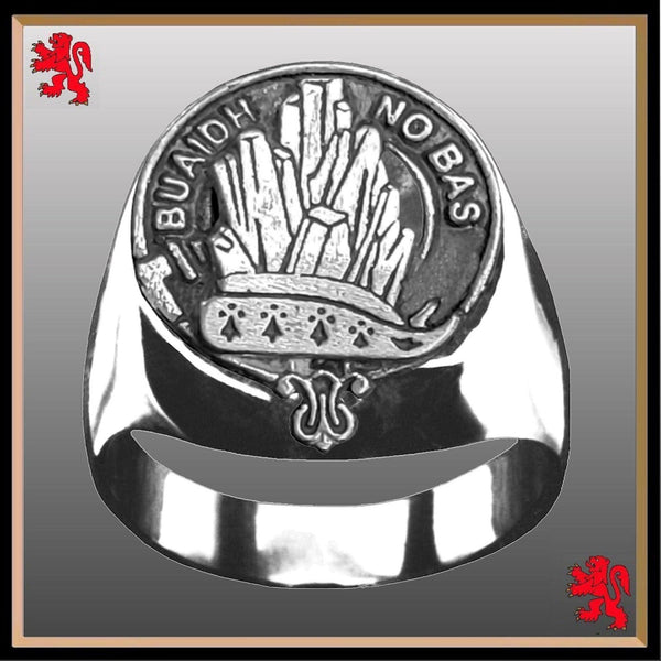 MacNeill Old Motto Scottish Clan Crest Ring GC100