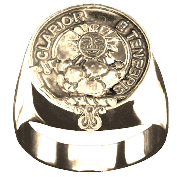 Purves Scottish Clan Crest Ring GC100