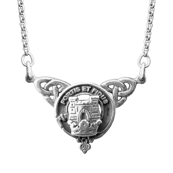 MacLachlan Clan Crest Double Drop Pendant ~ CLP03