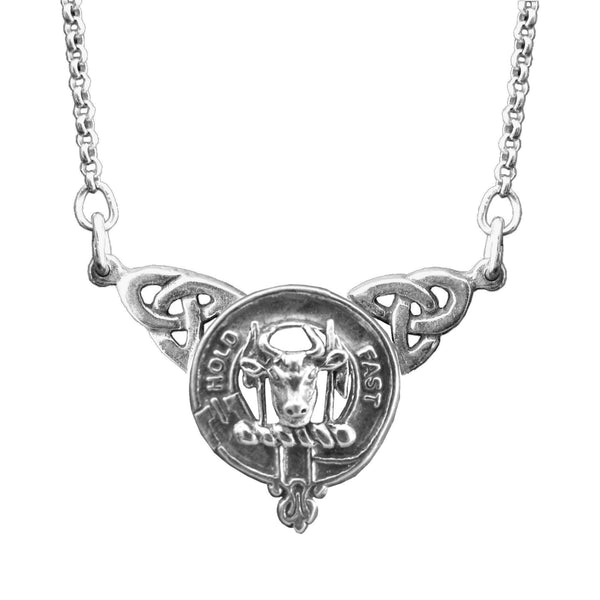 MacLeod Clan Crest Double Drop Pendant ~ CLP03