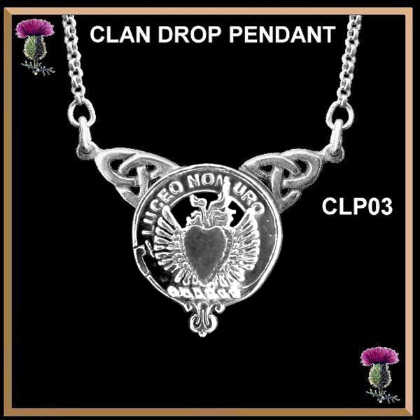 Smith Clan Crest Double Drop Pendant ~ CLP03