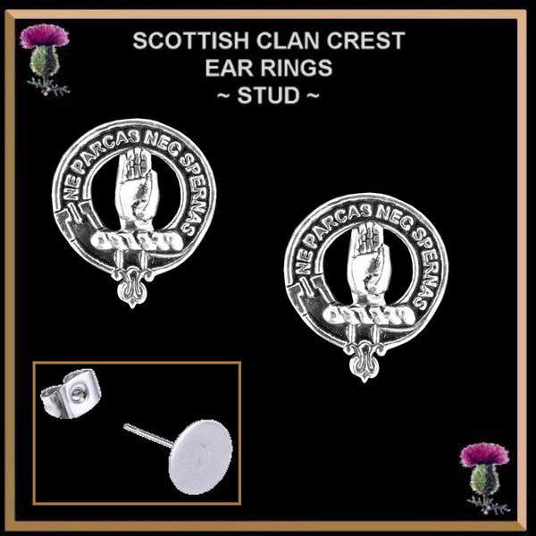 Lamont Clan Crest Earrings