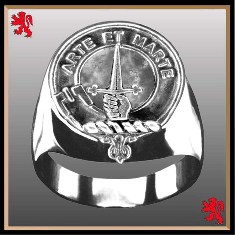 Bain Scottish Clan Crest Ring GC100