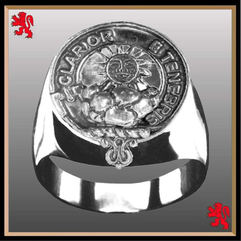 Purves Scottish Clan Crest Ring GC100