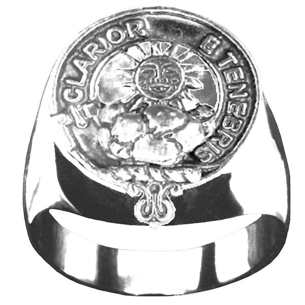 Purves Scottish Clan Crest Ring GC100