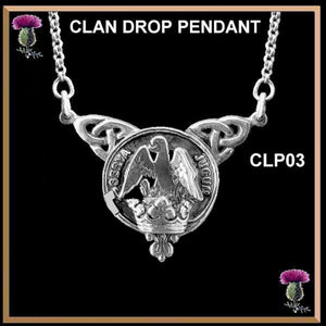 Hay Clan Crest Double Drop Pendant ~ CLP03