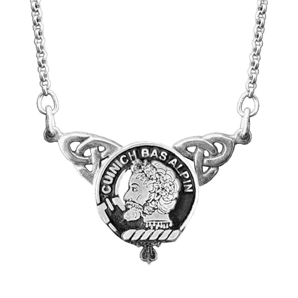 MacAlpin Clan Crest Double Drop Pendant ~ CLP03