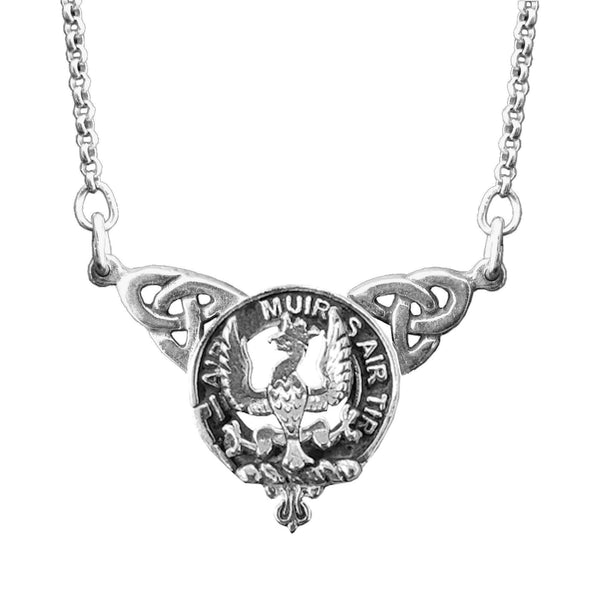 MacDonald Keppock Clan Crest Double Drop Pendant ~ CLP03