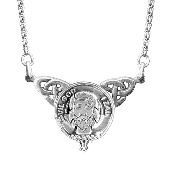 Menzies Clan Crest Double Drop Pendant ~ CLP03