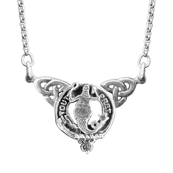 Murray Clan Crest Double Drop Pendant ~ CLP03