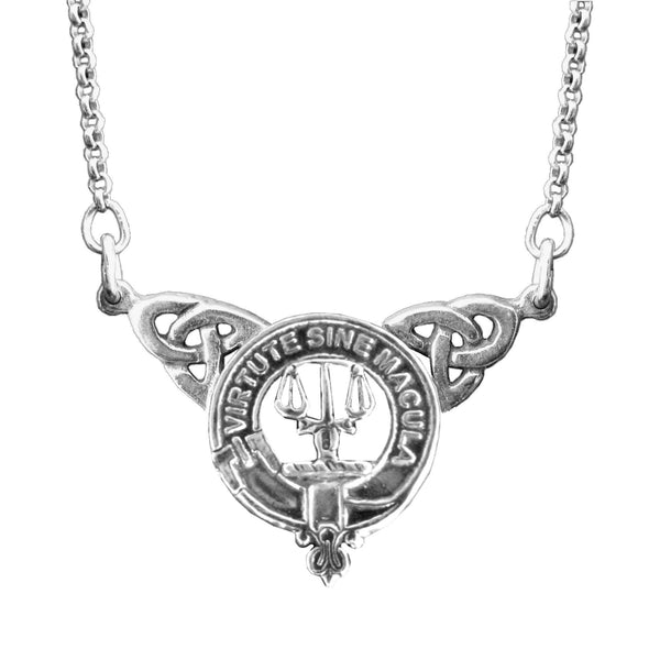 Russell Clan Crest Double Drop Pendant ~ CLP03