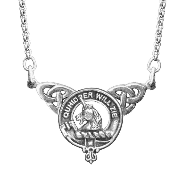 Stewart Appin Clan Crest Double Drop Pendant ~ CLP03