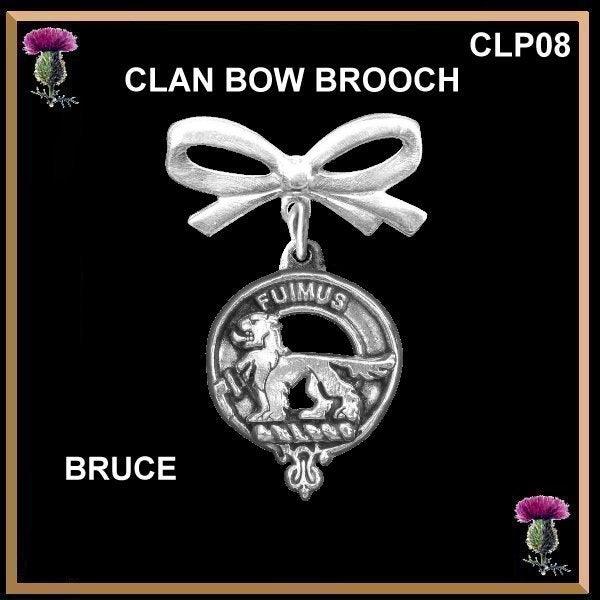 Scottish Clan Bow Brooch ~ All Clans