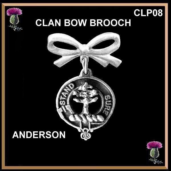 Scottish Clan Bow Brooch ~ All Clans
