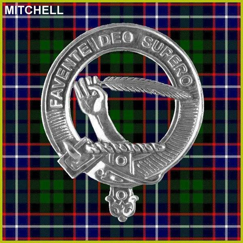 Mitchell Clan Crest Scottish Cap Badge CB02