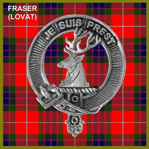 Fraser Lovat Clan Crest Scottish Cap Badge CB02